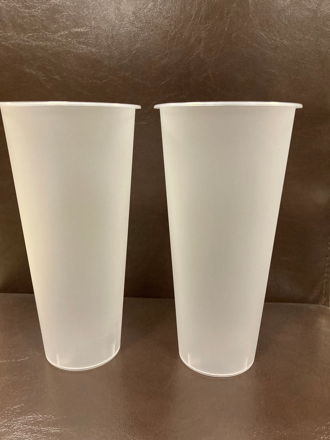 Plastic Bubble Tea Cup Polished (700ml/24oz) (500 cups).