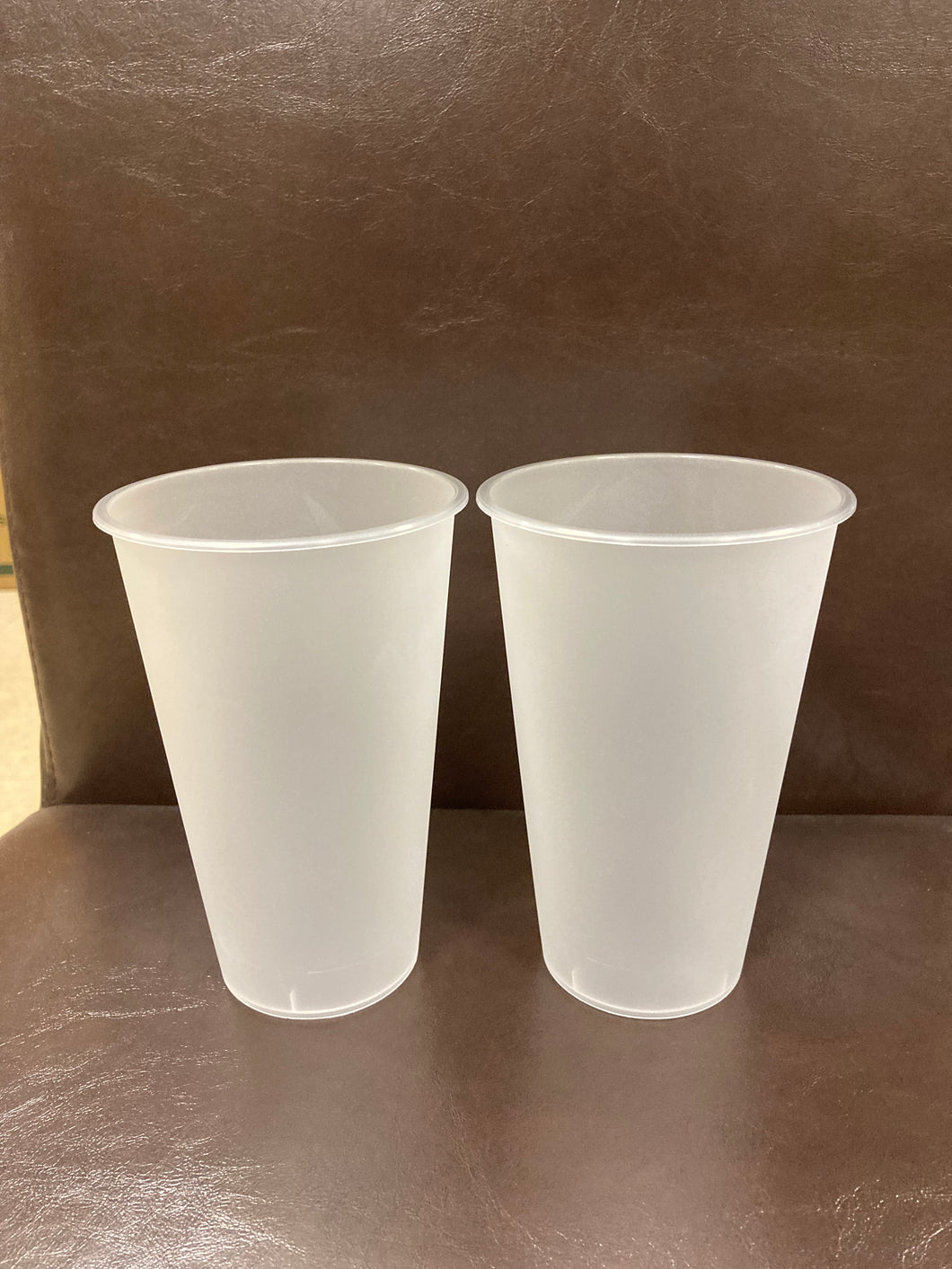 Plastic Bubble Tea Cup Polished (500ml/17oz) (500 cups).