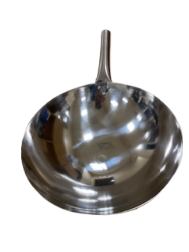 Stainless Steel Welded Joint Wok 14