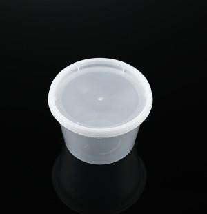 16oz Durable Heat-Resistant Plastic Soup Container with Lid- 240/cs