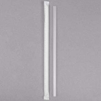 Individually-wrapped Clear Drinking Straw 7200/cs